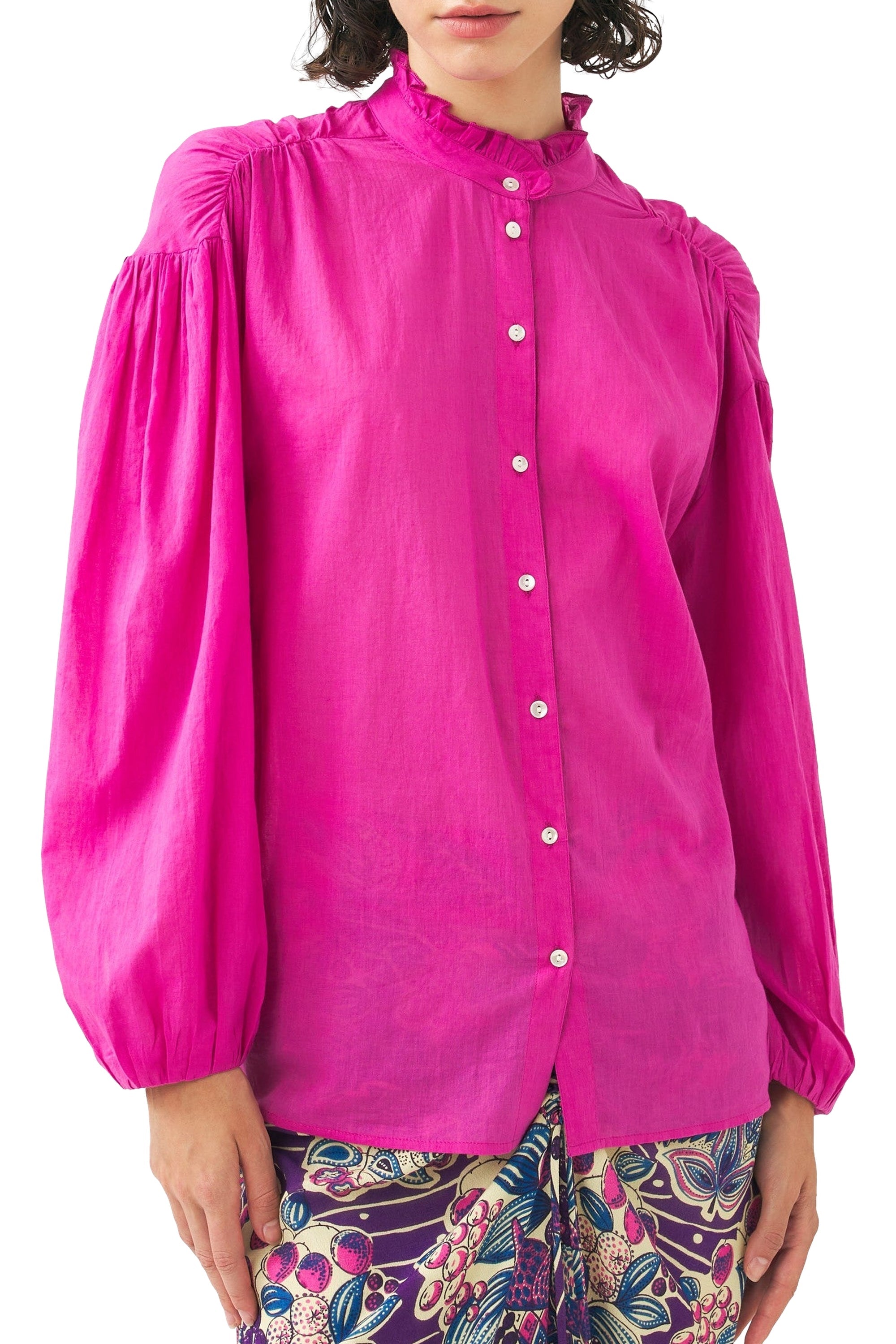 FUSHIA ANNA BLOUSE 2