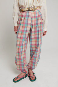 Pantalon Anne-Marie taille haute - Pink