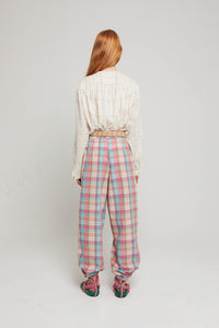 Pantalon Anne-Marie taille haute - Pink