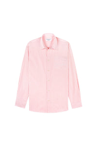Chemise Eden Script oversize à rayures - Pink & White Stripe