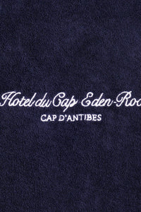 Polo Eden Script en éponge - Bleu Marine & Blanc