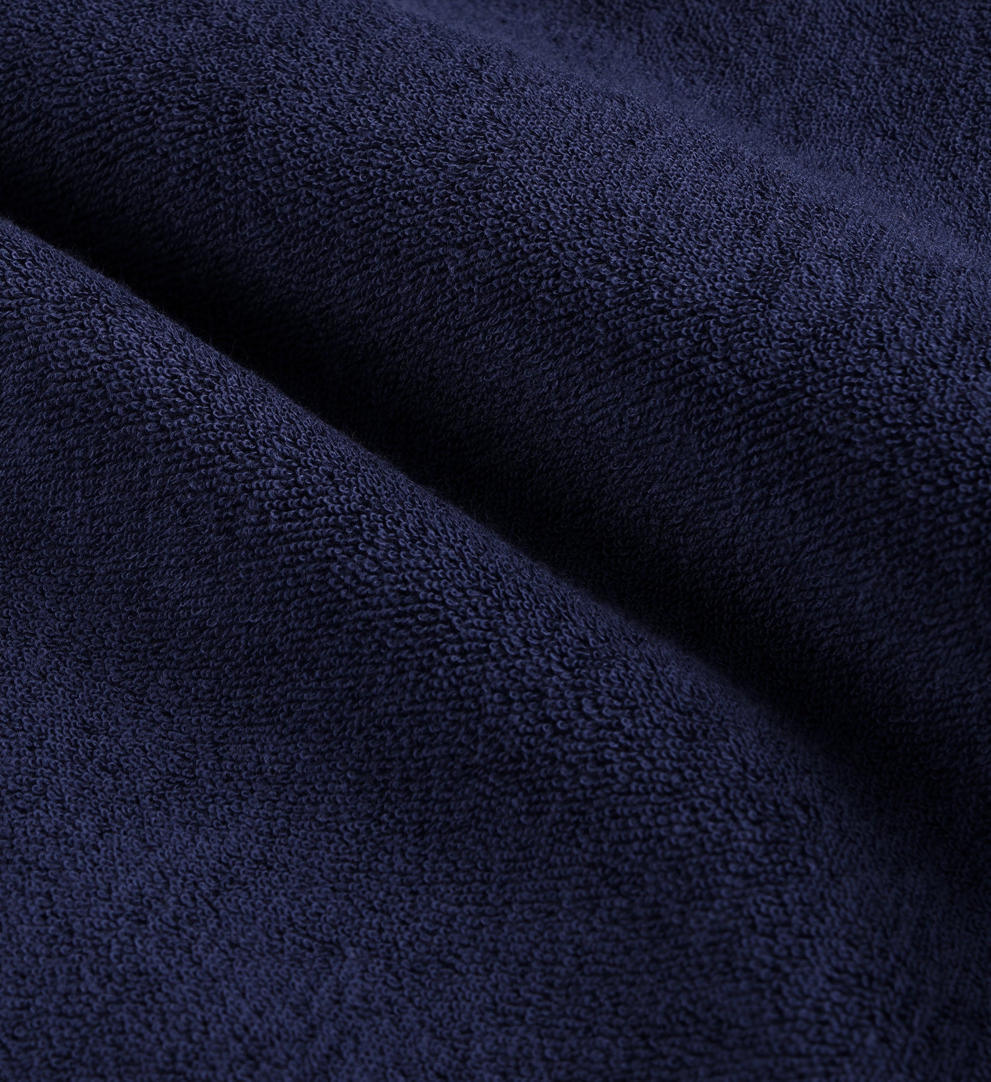 Eden Script Terry Polo Women - Navy & White