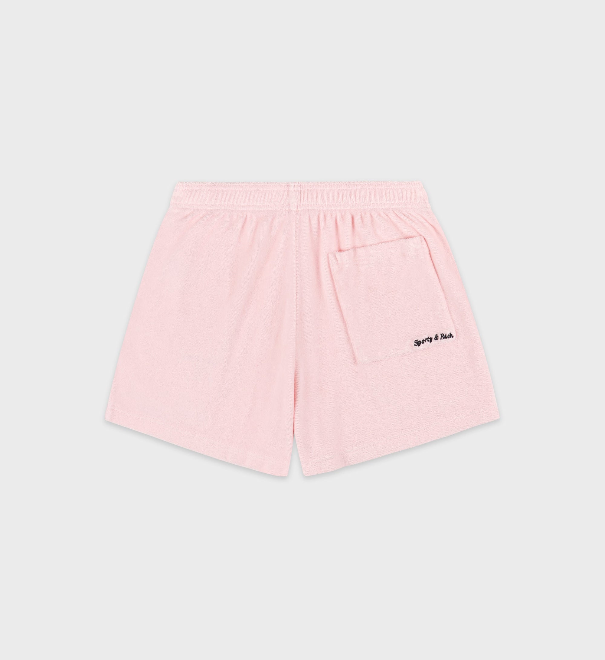 Short Eden Script en velours - Pink Dolphin