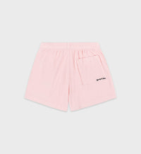 Short Eden Script en velours - Pink Dolphin