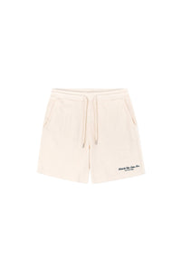 Bermuda Eden Script en velours - Cream