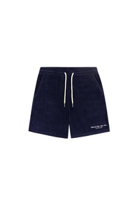 Bermuda Eden Script en velours - Dark Navy