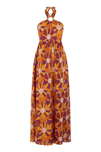 Robe longue cut out Alicia - Multico
