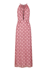 Robe longue imprimée Cassy - Pink