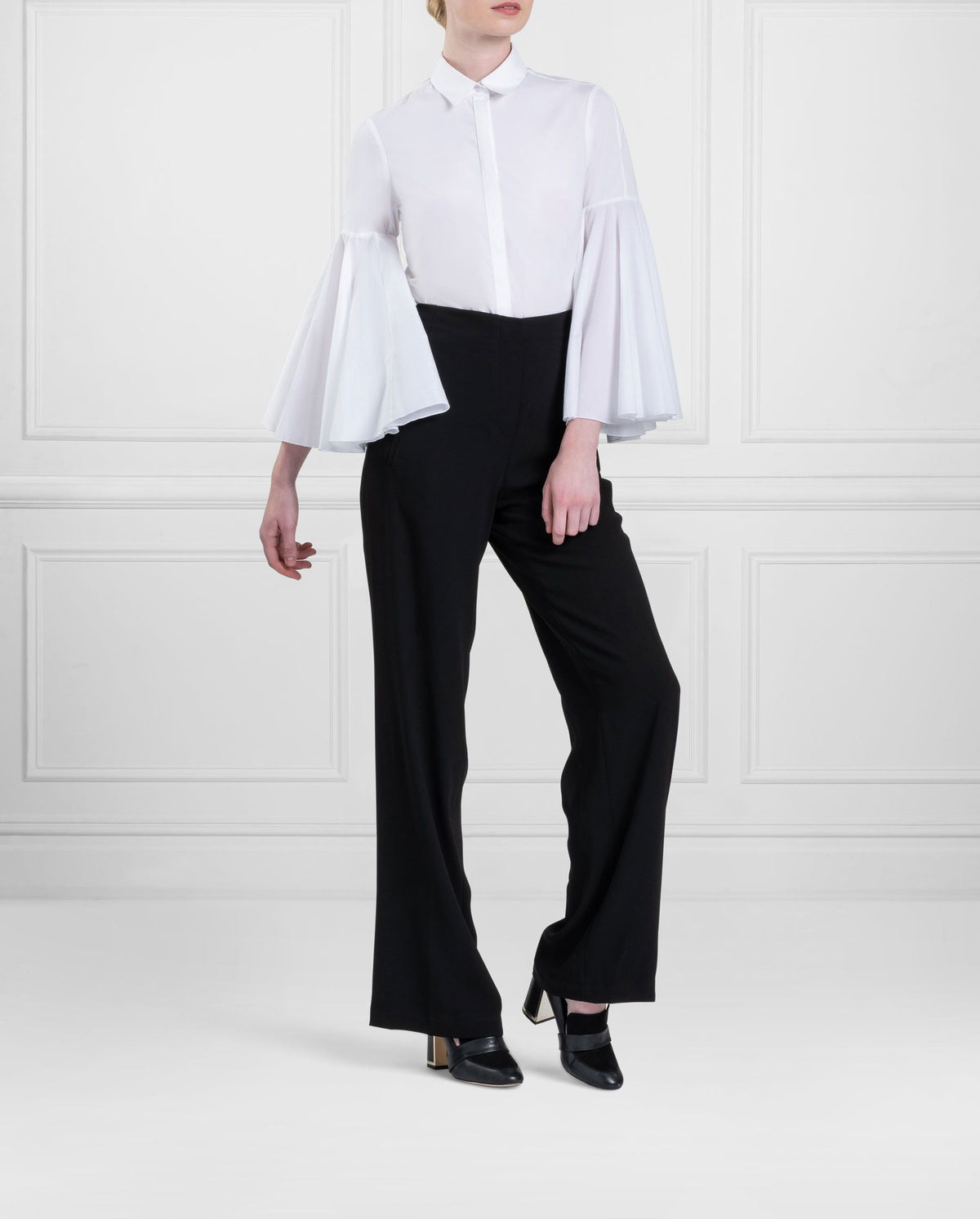 Chemise Antonina à manches longues - White