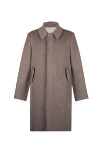 Manteau en cachemire - Taupe & Chalk