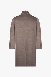 Manteau en cachemire - Taupe & Chalk