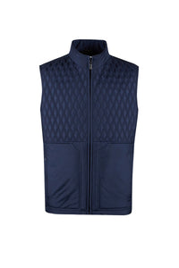 Gilet matelassé en soie - Bleu