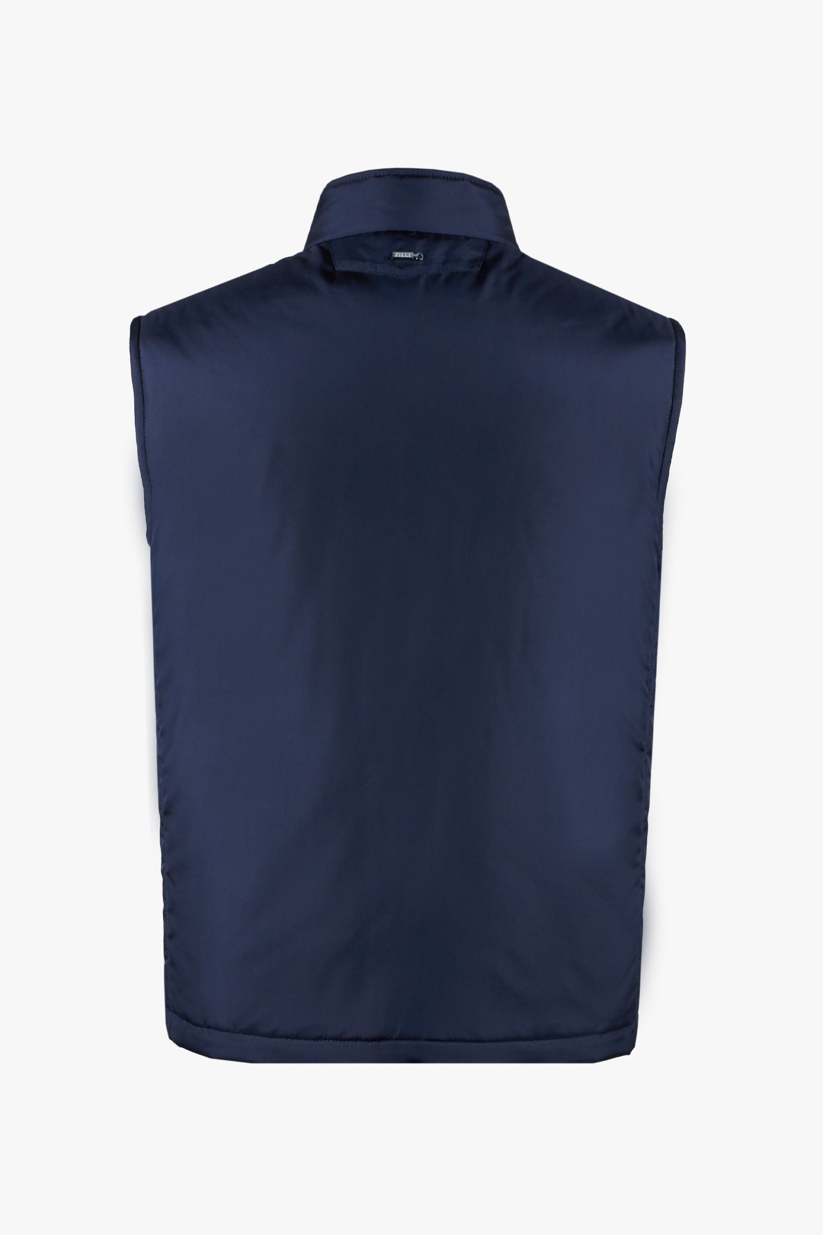 Gilet matelassé en soie - Bleu