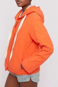Veste courte Aoki à capuche - Orange
