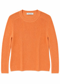 Pull manche raglan tie and dye - Orange Clair