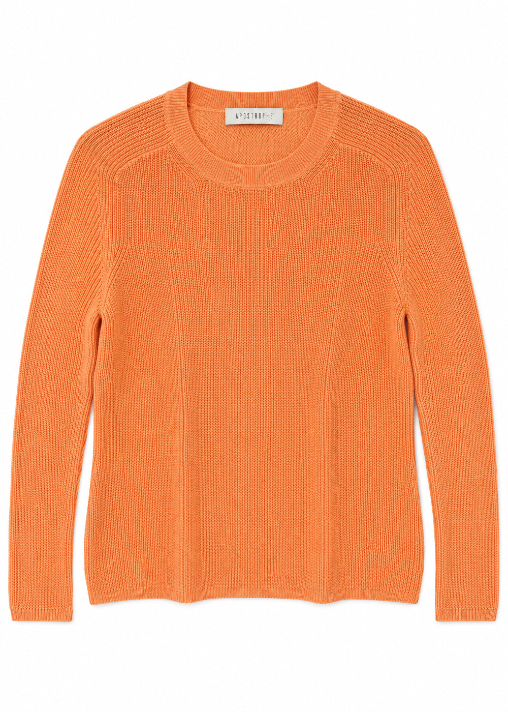 Pull manche raglan tie and dye - Orange Clair