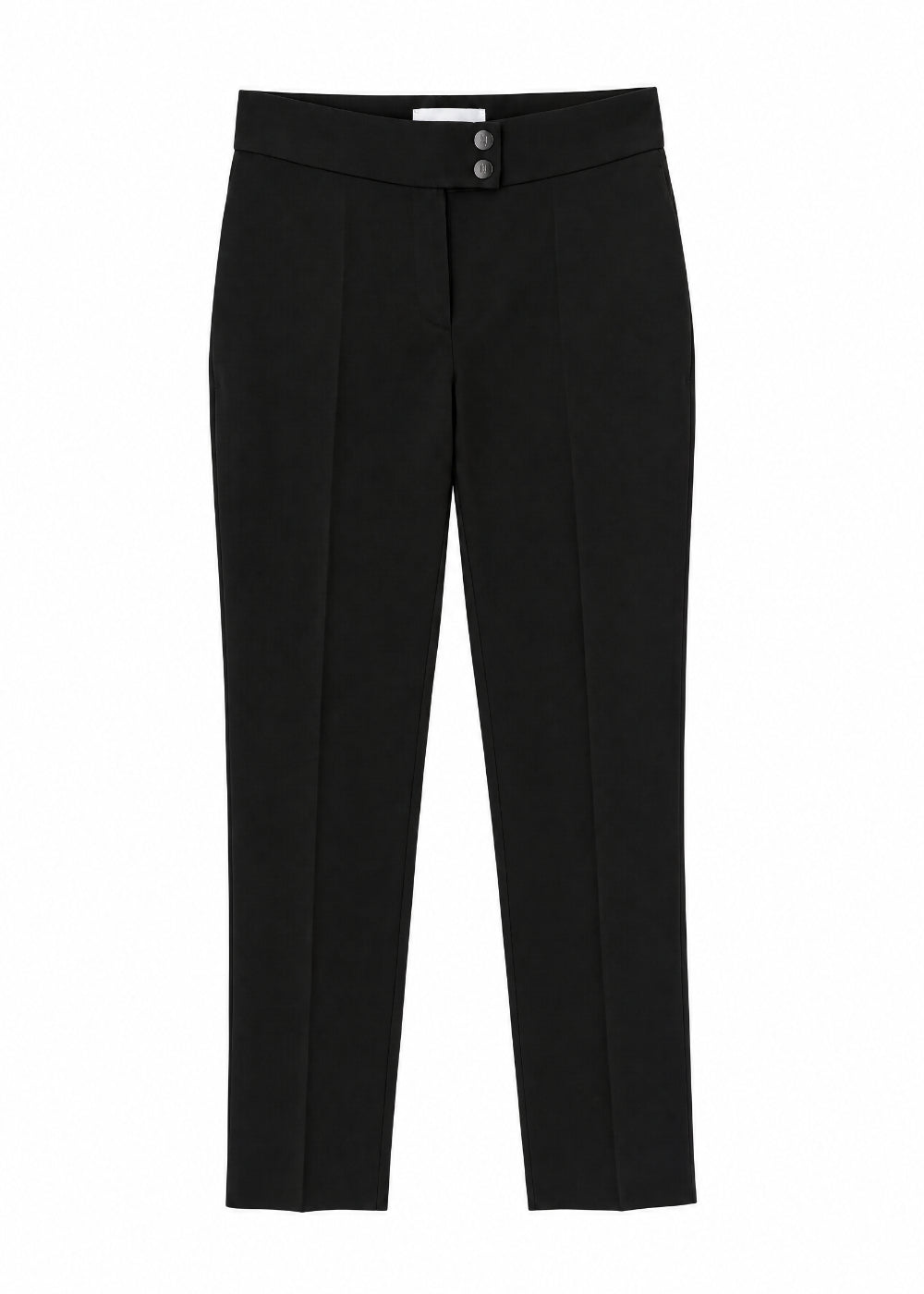 Pantalon polyester ceinture - Noir