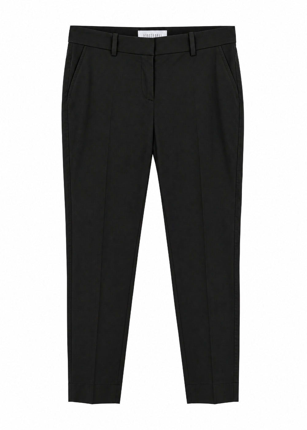 Pantalon coton avec passants - Noir