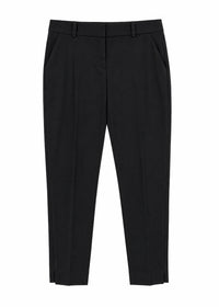 Pantalon coton avec passants - Marine
