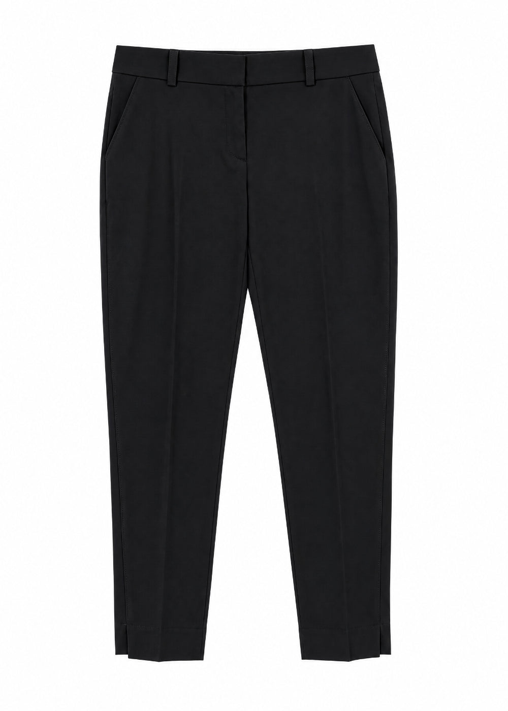 Pantalon coton avec passants - Marine