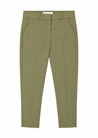 Pantalon coton avec passants - Kaki
