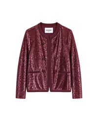 Sequin jacket - Garnet