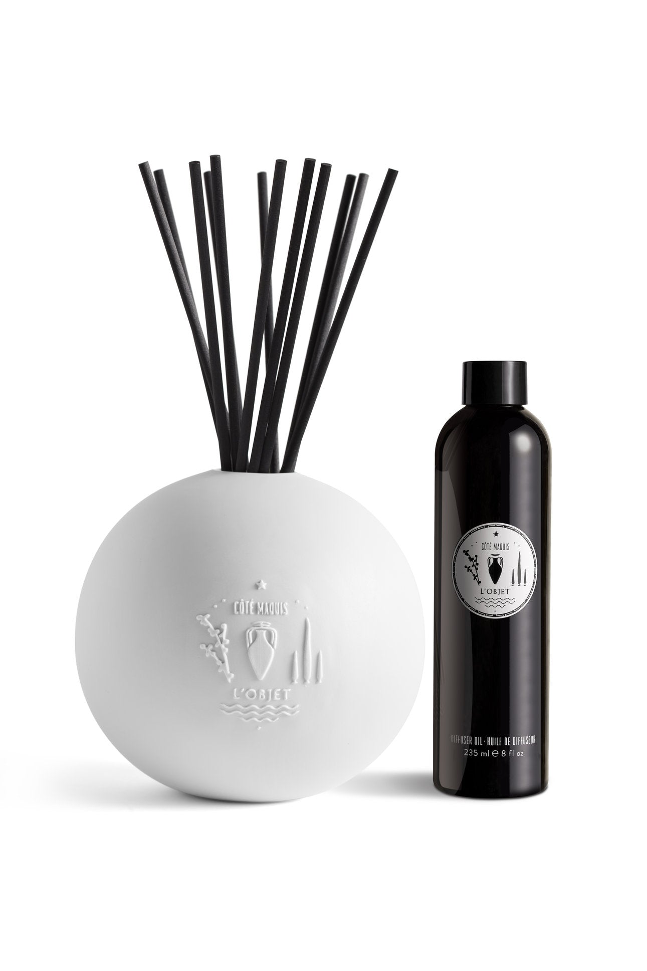 Set diffuseur Apothecary en porcelaine - Côté Maquis