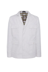 Jacket with pockets and buttons - Grey