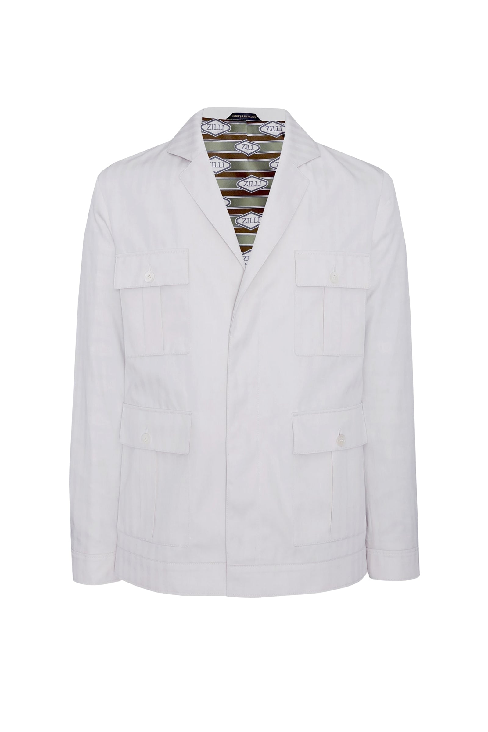 Jacket with pockets and buttons - Grey