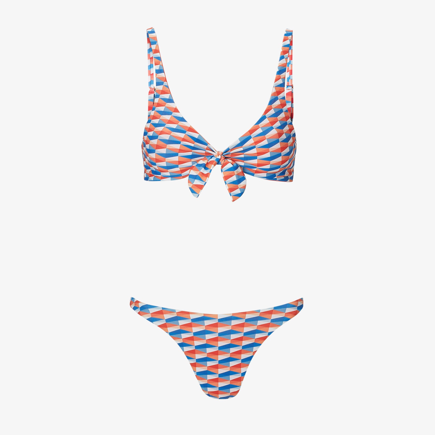Haut de bikini de bain Apia à imprimé - Paprika & Sky