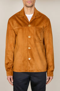 Surchemise en cuir - Tobacco