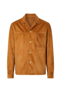 Surchemise en cuir - Tobacco