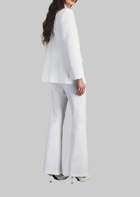 Fitted single-breasted jacket – Off-white