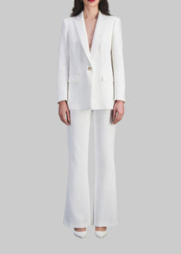 Fitted single-breasted jacket – Off-white
