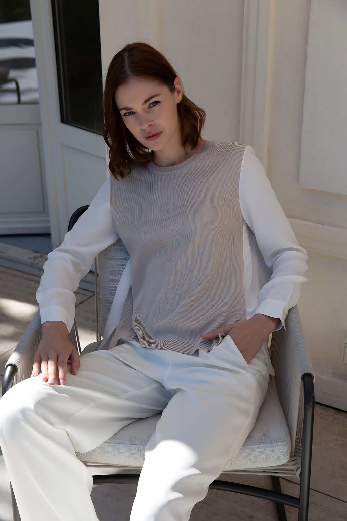 Pull bi-matiere - Beton