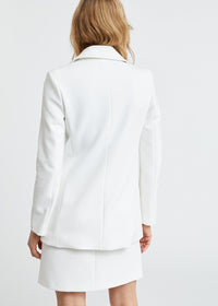 Manteau caban croise bts - Blanc Cassé