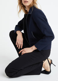 Zip-up jacket with pockets - Navy