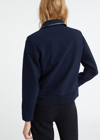 Veste blouson zippe - Marine