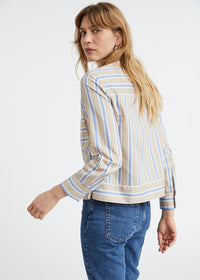 Chemise rayure de coton - Multicolore