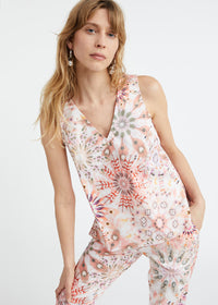 Haut imprime psychedelic - Multicolor