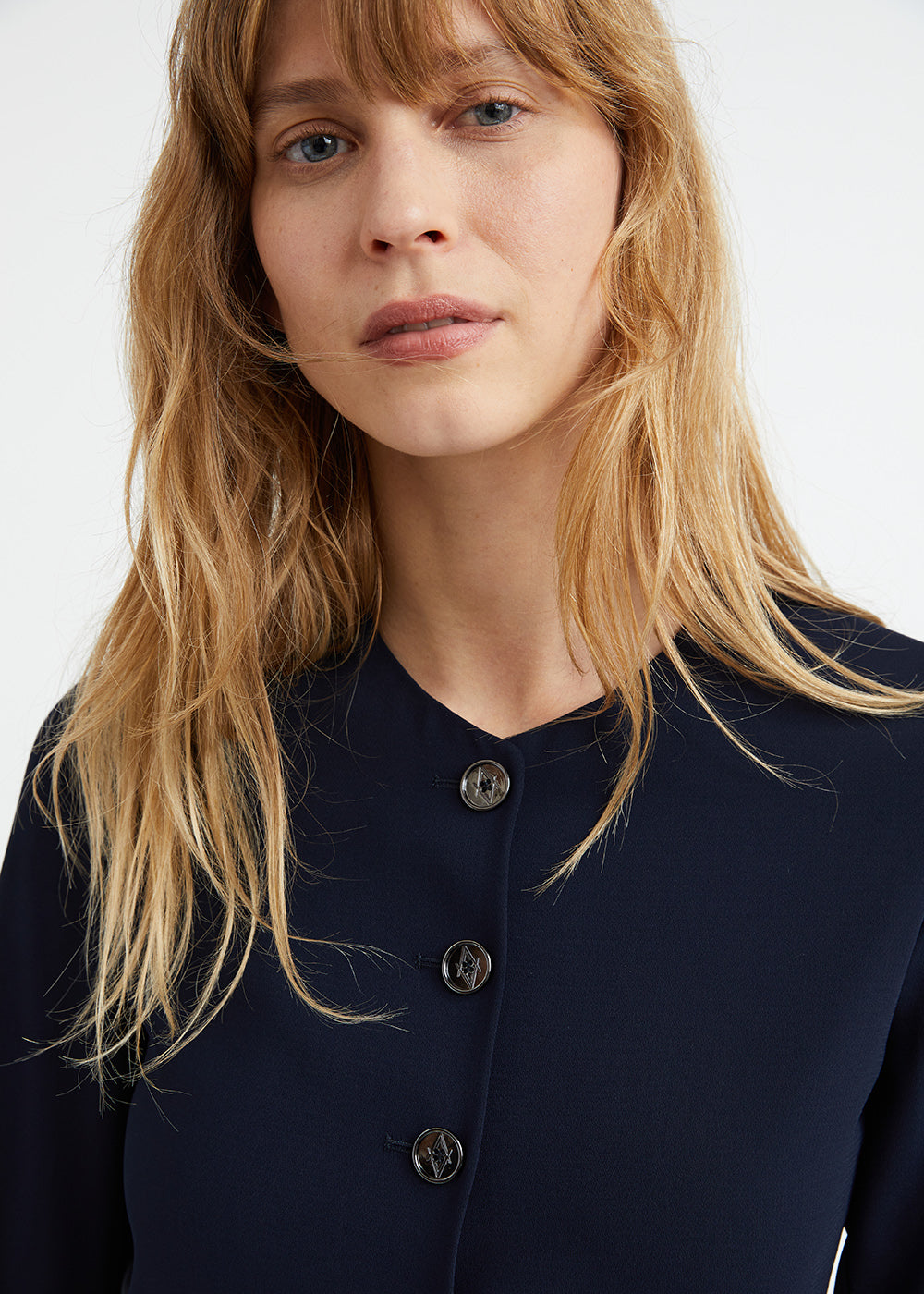 Tunique polyester - Marine