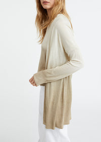 Cardigan tie and dye - Beige