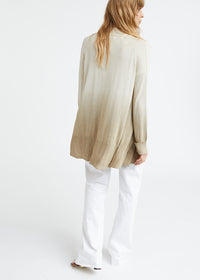 Cardigan tie and dye - Beige Moyen