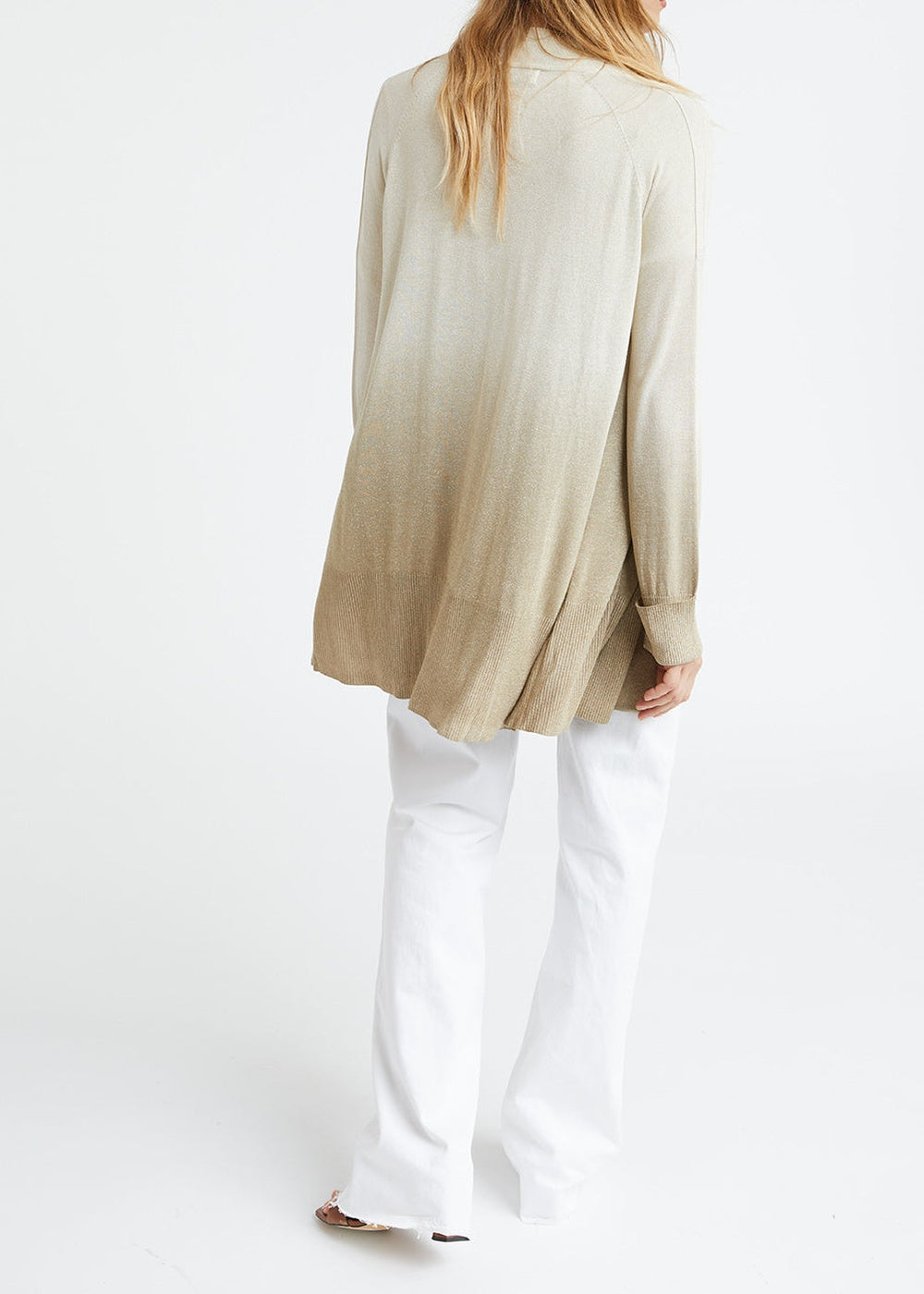 Cardigan tie and dye - Beige