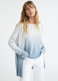 Cardigan tie and dye - Argent Mat