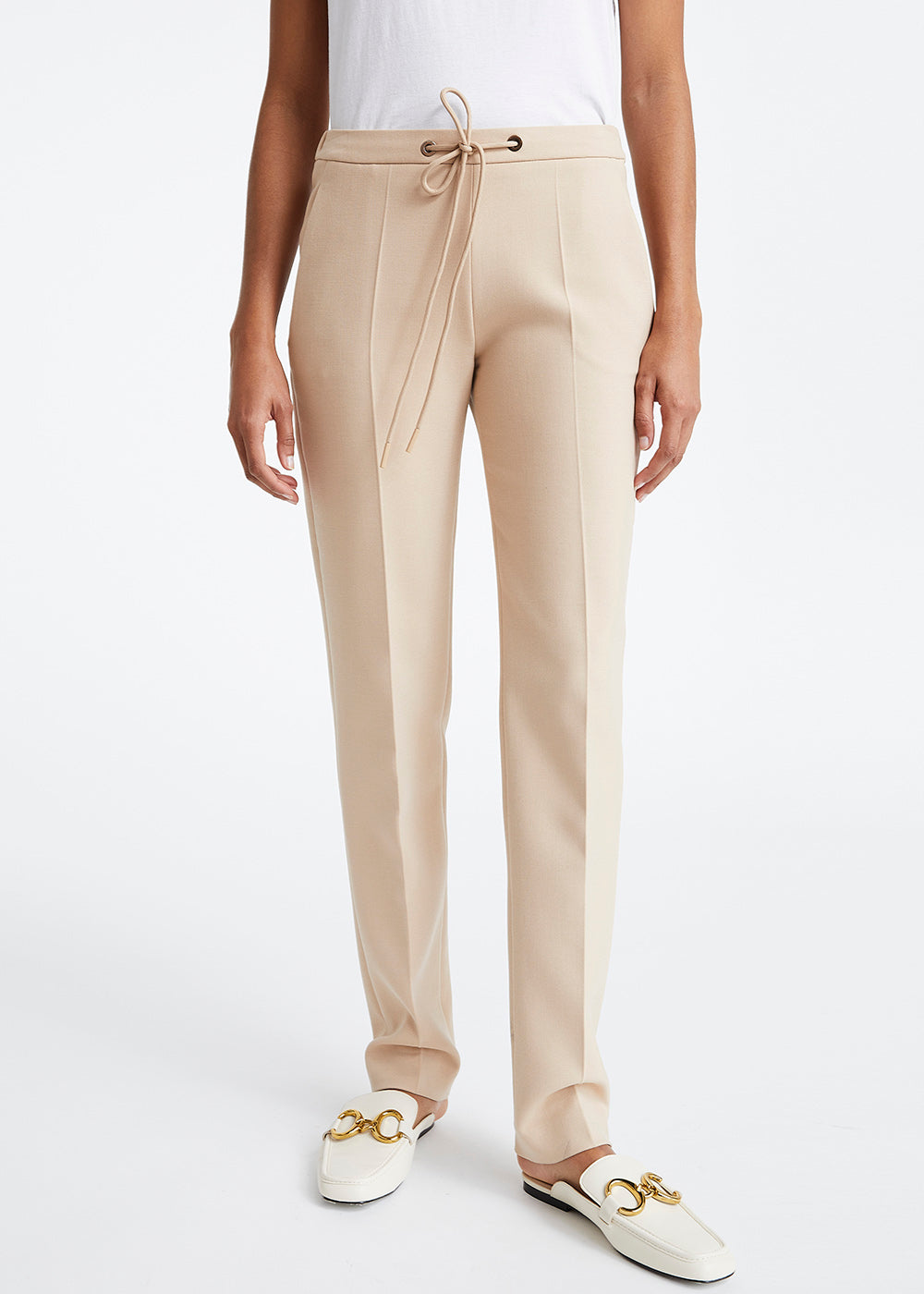 Pantalon toile fluide - Marine