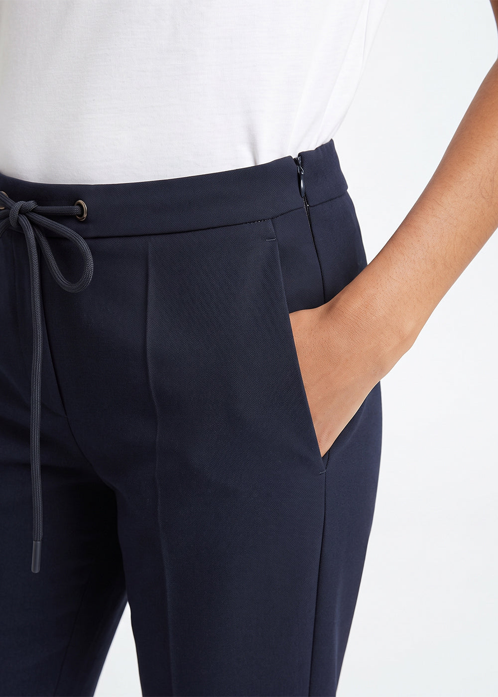 Pantalon à cordon de serrage - Marine