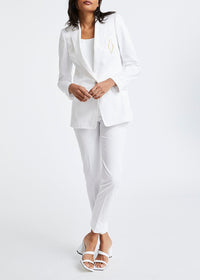 Single-breasted jacket - Optical White