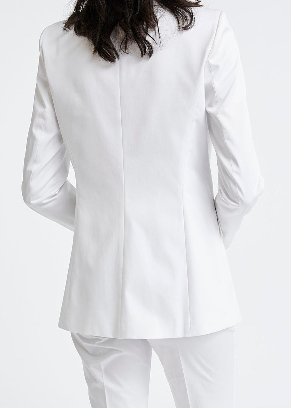 Single-breasted jacket - Optical White