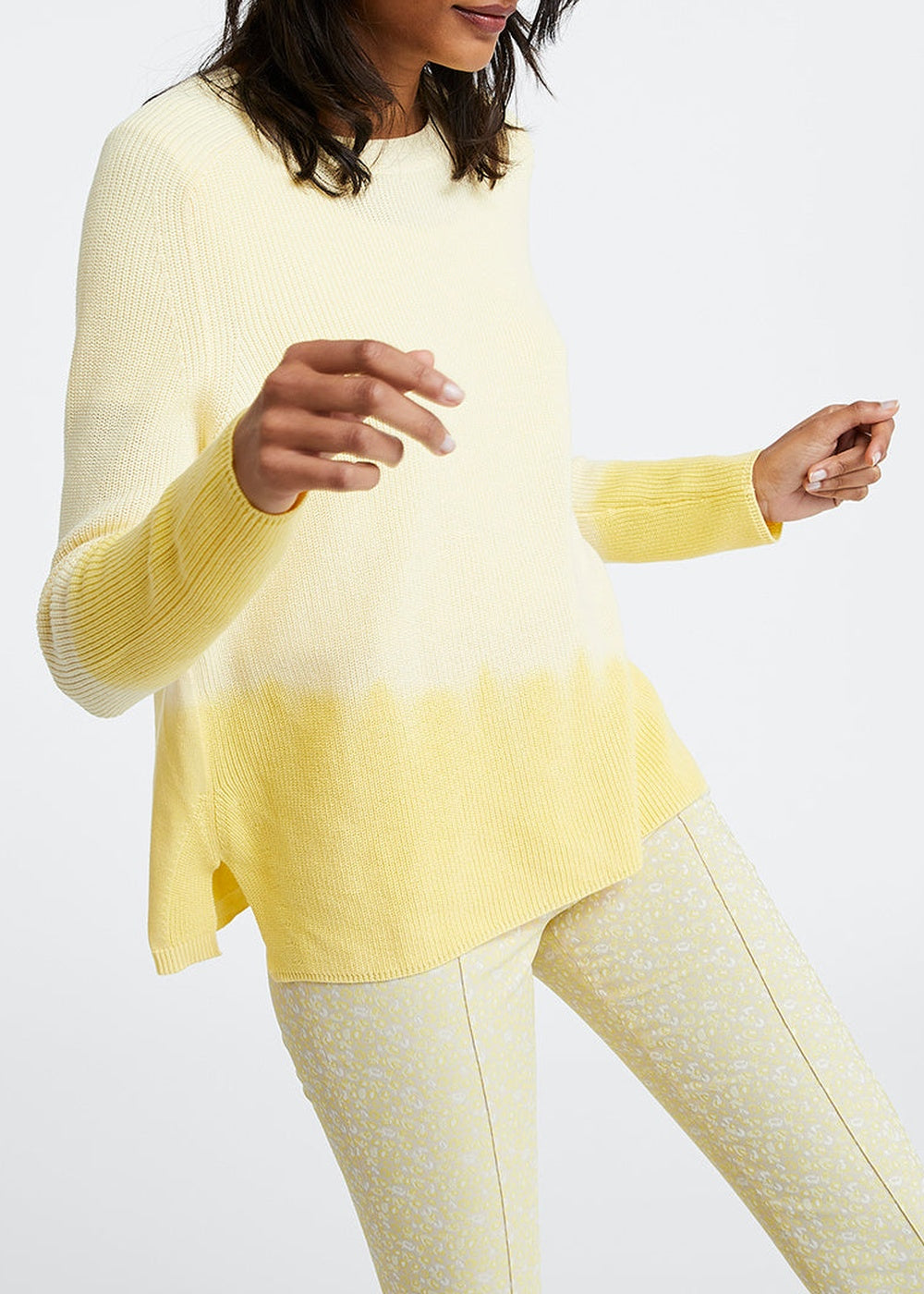 Tie-dye jumper - Light Yellow